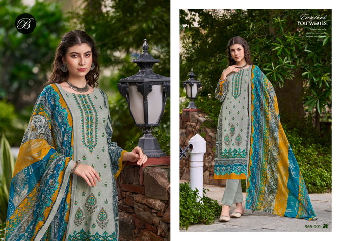 Bin Saeed Vol 7 By Belliza Digital Printed Cotton Dress Material Wholesale Price In Surat
